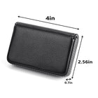Pu Leather Business Card Case Pocket Wallet With Magnetic