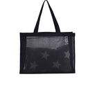 See-Through Mesh Tote Beach Bag