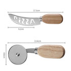 Stainless Steel Cheese Knife Pizza Cutter Set