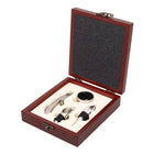 Classical Redwood 4 - Piece Wine Tool Gift Set