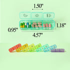 Three Meals a Day Pill Box Sealed Medication Organizer