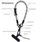 Nylon Phone Lanyard Universal Crossbody