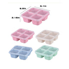 Wheat Straw 4-compartment Snack Box