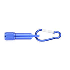 2-in-1 Mini Metal Compact Flashlight/LED Torch Keychain
