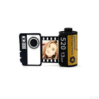 Custom Camera Film Roll Photo Keychain
