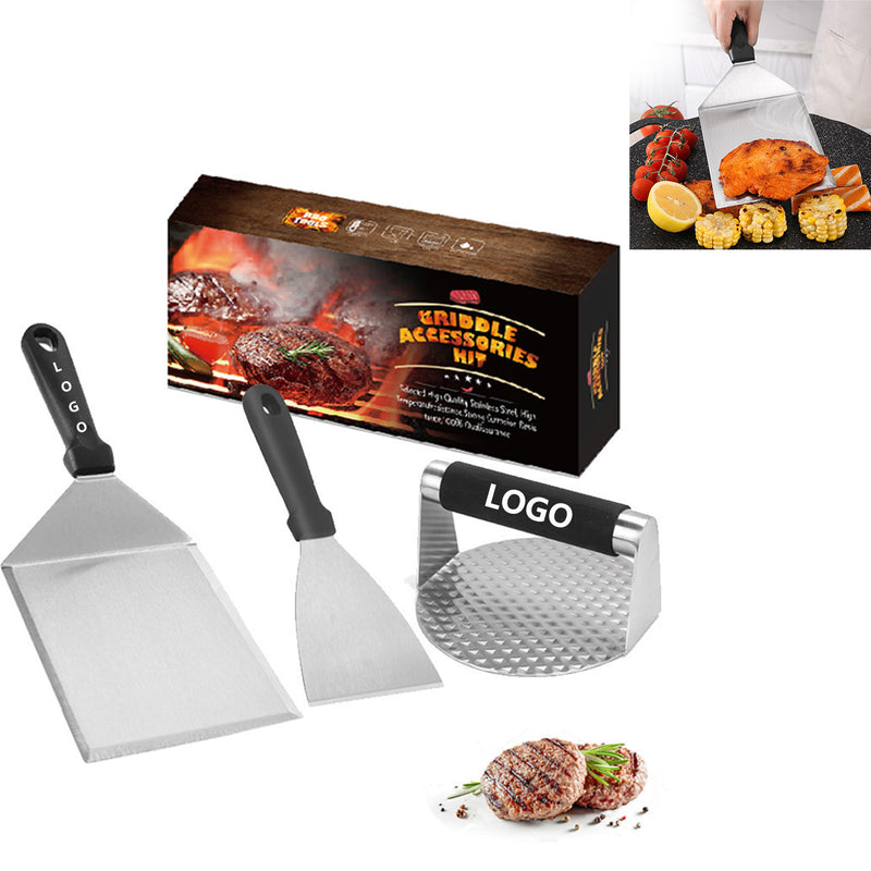 Burger Spatula And Grill Set