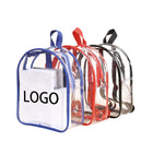 Snacks Travel Gifts Custom Kids Clear Backpack