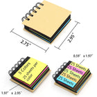 Portable Spiral Notebook Combination Sticky Notes