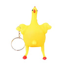 Funny Laying Egg Chicken Keychain