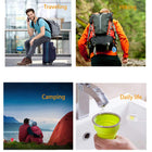 Collapsible Silicone Travel Cups with Lids