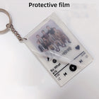 Transparent Acrylic Lyrics Keychain