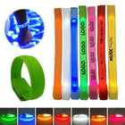 Led Glow Wristband With Velcro Closure