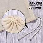 Custom Printed Drawstring Cotton Pouch w/Full Color Print
