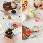 Stainless Steel Measuring Cups and Spoons Set