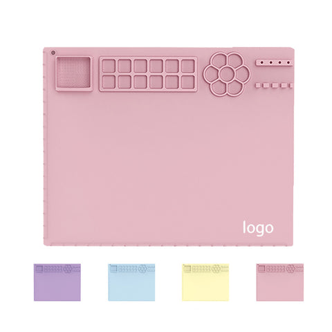 Silicone Painting Art Craft Mat With Raised Edges
