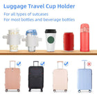 Luggage Handle Cup Holder