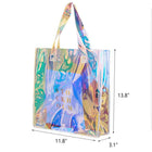 Rainbow Hologram Shopping Tote Bag
