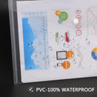 Transparent Plastic Folder With Label Pocket