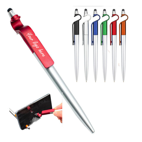 Capacitive Ballpoint Stylus Pen with Phone Stand