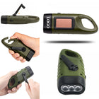 Emergency Hand Crank Flashlight With Solar Power