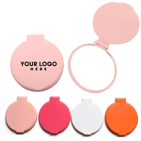 Single-Sided Folding Round Mirror