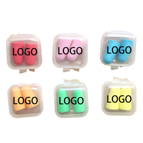 Noise Canceling Sponge Ear Plugs Multi-Color Sleep