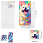 2-in-1 Beach Towel Folds As Bag