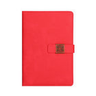 Window Lattice Snap Closure A5 PU Leather Notebook