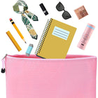 A4 Canvas Zipper File Pouch