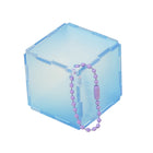 Transparent Acrylic Square Keychain Cube Pendant