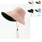 Sun Protection Wide Brim Windproof Cap