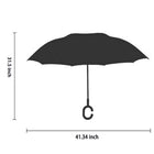 Double Layer Car Inverted Umbrella With C Shape Handle