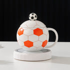 Football-Shaped Ceramic Mug