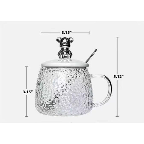Bear Glass Drinking Glass