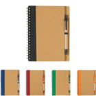 Classic Style Kraft Paper Notebook W/Pen