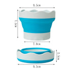 Collapsible Silicone Paint Brush Cleaner Bucket