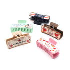 Full-Color Rectangle Claw Hair Clips For Women And Girls