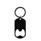 Bottle Opener Stainless Steel Keychain
