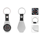 Handheld Alloy Compass With Key Chain