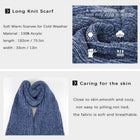 Knitted Hat Gloves Scarf Set