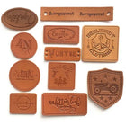 Faux Leather Patches Custom Shape