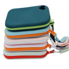 Rectangle Silicone Coin Wallet With Zipper