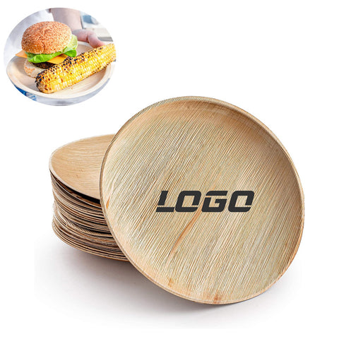 10" Round Palm Leaf Plates