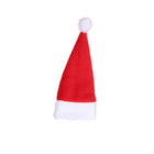 Fleece Christmas Hat For Cutlery And Wine Bottles