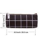 Plaid Striped Stationery Bag