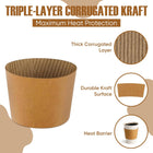 Disposable Coffee Cup Sleeve