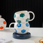 Football-Shaped Ceramic Mug