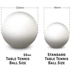 Custom 55mm XL Table Tennis Ball