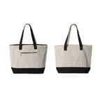 Cotton Canvas Zippered Boat Tote