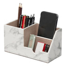 Leather Storage Box With Flocked Interior